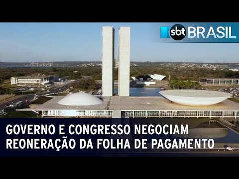 Governo e Congresso negociam reonera&ccedil;&atilde;o da folha de pagamento de 17 setores | SBT Brasil (16/01/24)