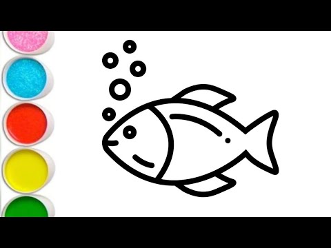 Easy Fish Drawing- Step by Step / How to Draw a Fish