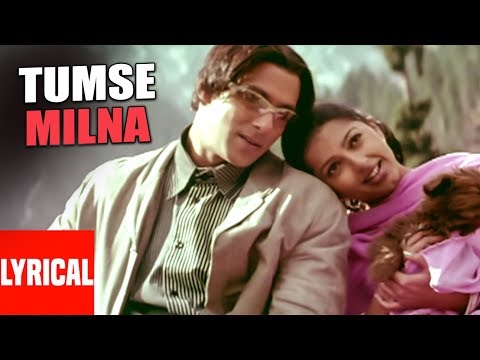 Tumse Milna Lyrical Video | Tere Naam | Himesh Reshammiya | Salman Khan, Bhoomika Chawla