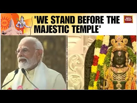 'We Embrace Patience That Cultivated Over Centuries Today We Stand Before The Majestic Temple': PM