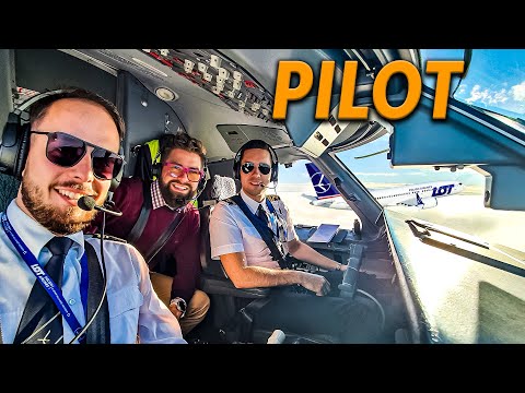 A Day in the Life as an Airline Pilot. What is his job like?