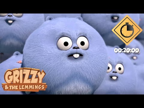 Top des v&eacute;hicules les plus dr&ocirc;les de Grizzy // 20 minutes de Grizzy &amp; les lemmings