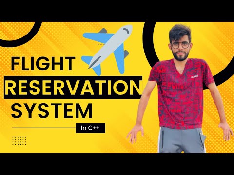 Project in C++ | Flight Reservation System Project in C++ | C++ Project For Beginners