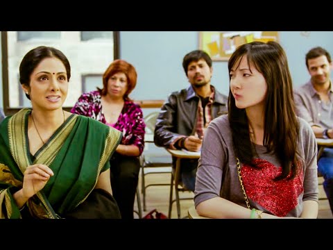 Sridevi Eagerly Wants To Learn English | English Vinglish - Best Scenes | Comedy &amp; Emotional Scenes