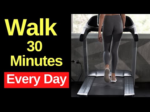 Here's What 30 Minutes of Walking on a Treadmill Does For Weight Loss