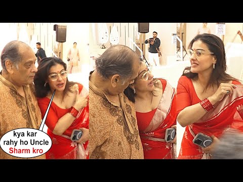 Kajol Devgan Uncle Misbehave With Kajol | Kajol Latest Video