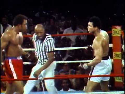 George Foreman vs Muhammad Ali - Oct. 30, 1974  - Entire fight - Rounds 1 - 8 &amp;amp; Interview