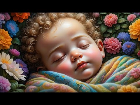 Deep Sleeping Baby in 5 min. Soothing Baby Lullaby, Schubert 2,  life piano, celesta  and harp music