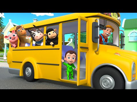 Wheels On The Bus | Animal Version and MORE Educational Nursery Rhymes &amp; Kids Songs