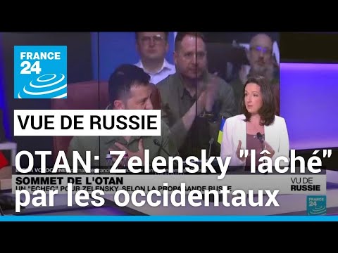 &quot;Vu de Russie&quot;&nbsp;: Zelensky &quot;l&acirc;ch&eacute;&quot; par les Occidentaux &bull; FRANCE 24