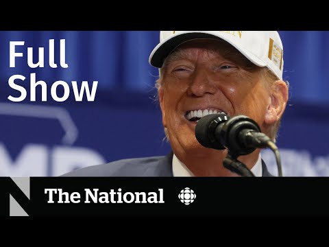 CBC News: The National | Trump wins Iowa Republican caucuses