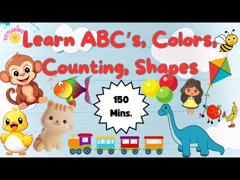 Learn ABC&rsquo;s, Colors, Counting, Shapes, Nursery Rhymes &amp; More!