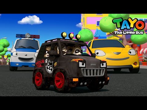 The Bad Car is Arrested | Police Car Song | Rescue Song | Pat the Police Car | Tayo the Little Bus