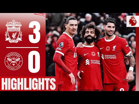 Mo Salah double &amp;amp; a Diogo Jota worldie! Liverpool 3-0 Brentford | Highlights