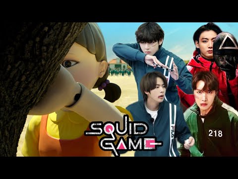 BTS play squid game 👧🏻 // Hindi dubbing // Part-2