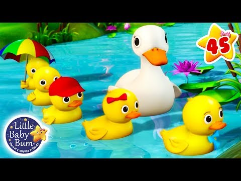 Five Little Ducks | + More Nursery Rhymes &amp; Kids Songs | ABCs and 123s
 | Learn with Little Baby Bum