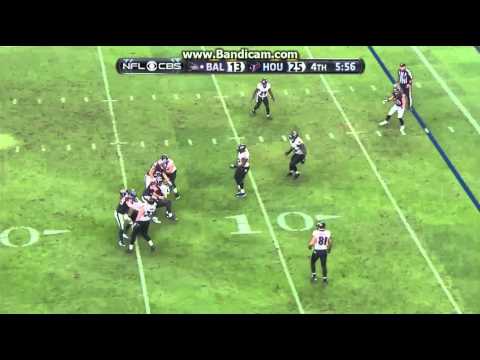 Texans VS Ravens (J. J. Watt Sacks Joe Flacco)