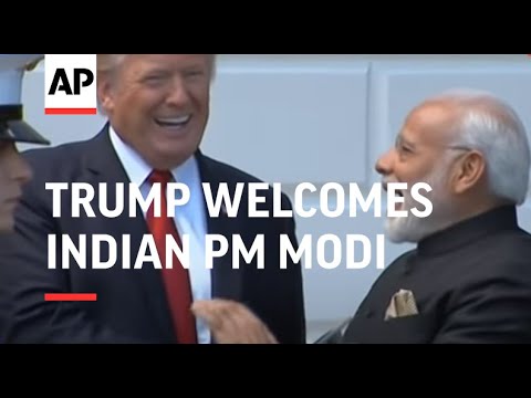 Trump Welcomes Indian PM Modi to White House