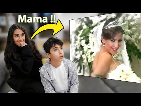 ردة فعل ابنا على فيديو عرسنا 💍 (بعد 14 سنة)