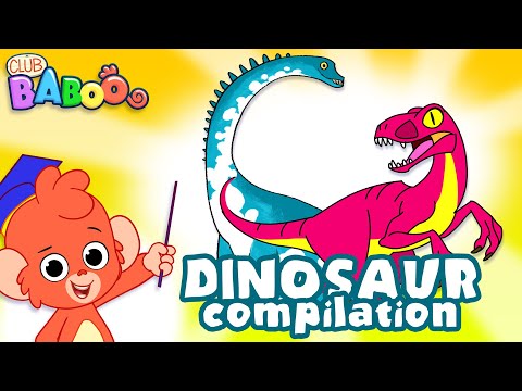 Club Baboo Dinosaurs | A Dinofight between a Dimorphodon and a Parasaurolophus | Scary Dinosaurs