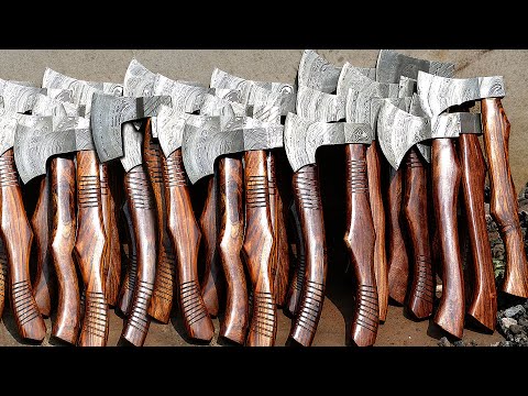 Axe Making | How Axes Are Made in Factory | Viking Axe Forging Massively (All Process)