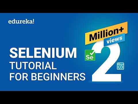 Selenium Tutorial For Beginners | What Is Selenium? | Selenium Automation Testing Tutorial | Edureka