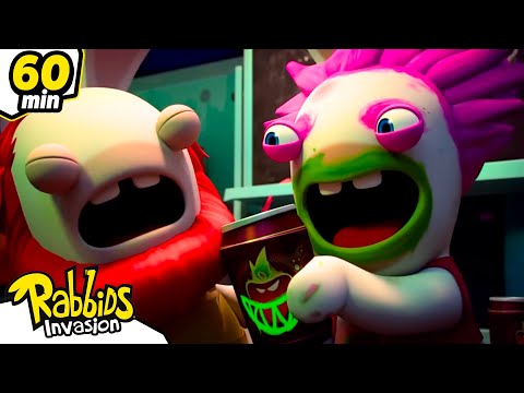 &iexcl;Los Rabbids tienen mala pinta!|Rabbids La Invasi&oacute;n|Nueva Compilaci&oacute;n 2H|Dibujos animados para ni&ntilde;os