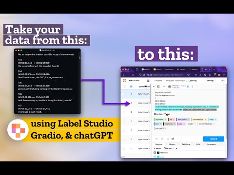 How to prepare and annotate data for use in ML model fine tuning with Label Studio