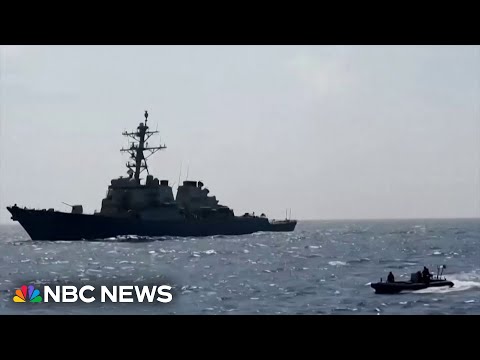 USS Carney shoots down 14 attack drones in Red Sea, officials report