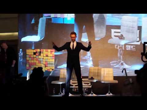 The Tom Hiddleston/Loki Dance in Korea (every version)