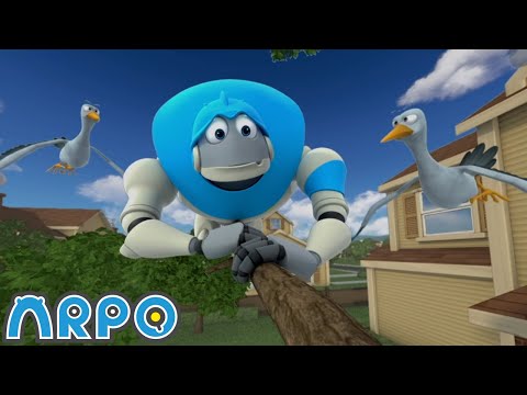 The Big Leap | ARPO The Robot Classics | Full Episode | Baby Compilation | Funny Kids Cartoons