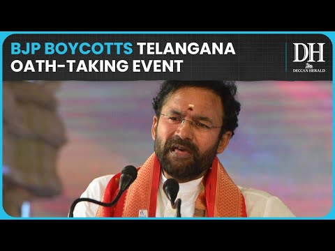 AIMIM leader appointed Telangana interim Speaker; BJP boycotts oathtaking ceremony