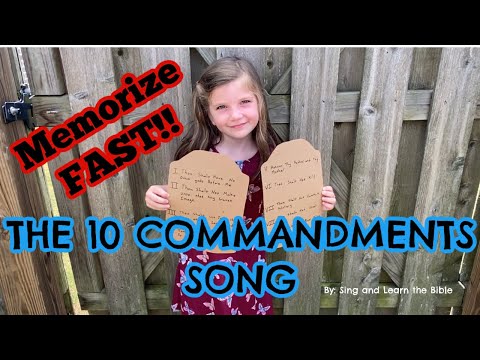 10 Commandments Song for Easy and Simple Memorization