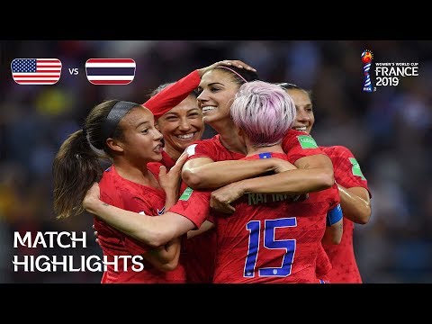 USA v Thailand | FIFA Women&rsquo;s World Cup France 2019 | Match Highlights