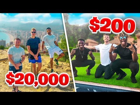 SIDEMEN $20,000 VS $200 HOLIDAY (EUROPE EDITION)