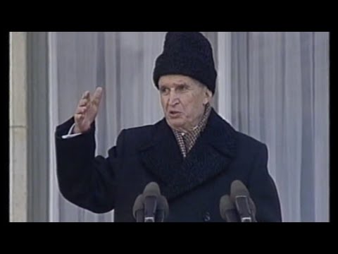 Discurs complet Ceausescu, 21 decembrie 1989: Murim mai bine in lupta cu glorie deplina decat sclavi