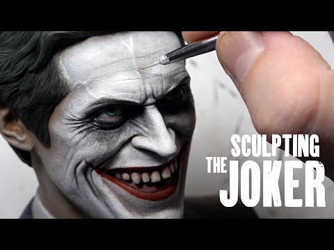 Sculpting Willem Dafoe as the Joker | 300+ hours in 11 minutes