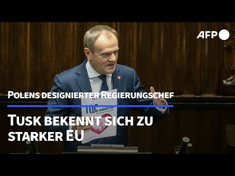 Polens designierter Regierungschef Tusk bekennt sich zu starker EU | AFP