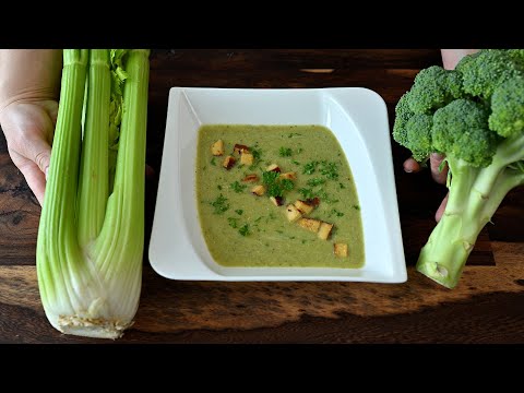 This broccoli soup is like medicine for my stomach