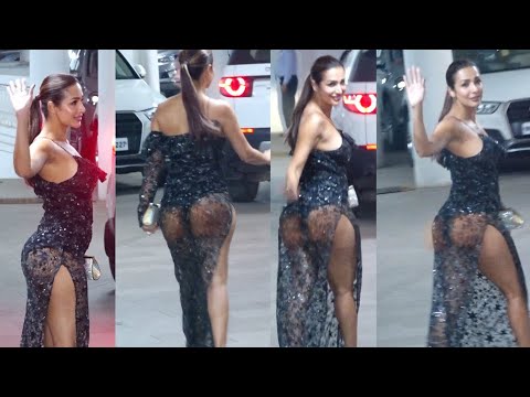 Malaika Arora Wearing Transparent Dress At Newlyweds Farhan And Shibani Wedding PARTY