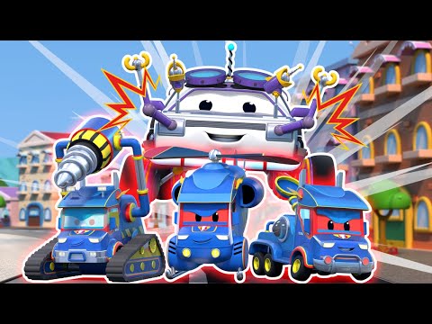 Super Spider Truck CLONES attack | Cars &amp; Trucks Rescue for Kids