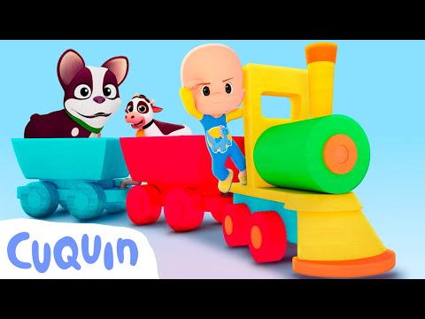 BIG AND SMALL | Learn with Cuqu&iacute;n's Colorful Train | Educational Videos for Kids