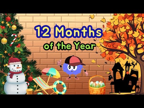 12 Months of the Year | Preschool Videos #kidseducationalvideo #LearnEnglish