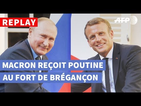 REPLAY - Poutine re&ccedil;u par Macron: les d&eacute;clarations des deux chefs d'&Eacute;tat