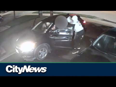 Scary carjacking attempt from Brampton home