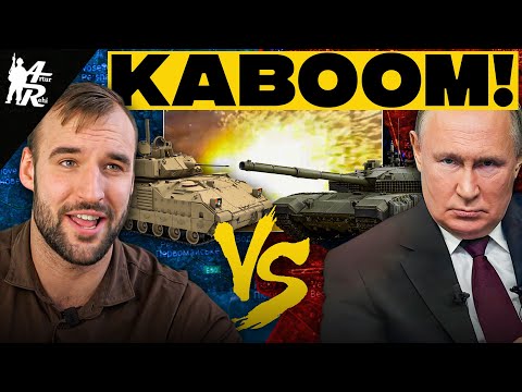 American BRADLEY VS Russian T90 Battle Footage | Ukraine War Update