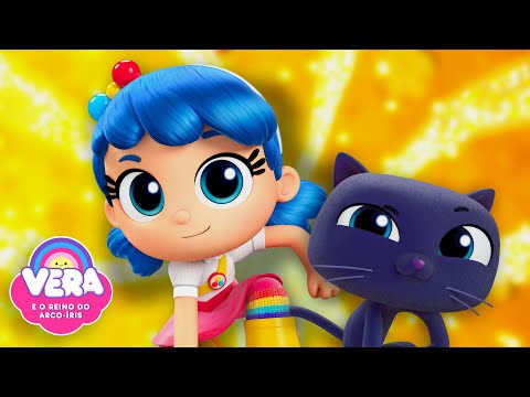 Amizade de Vera e Bartley! 👧😻 🌈 Vera e o Reino do Arco-&iacute;ris 🌈