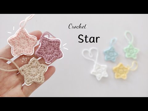 Crochet star🌟  |easy and cute 