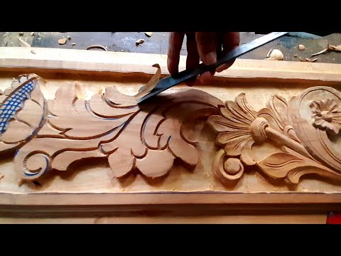 wood carving| House Front Door palang carving | Teak wood