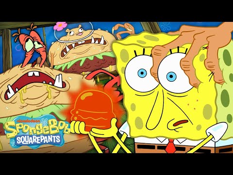 Mr. Krabs Turns Everyone into MONSTERS! 👹 | &quot;Krabby Patty Creature Feature&quot; Full Scene | SpongeBob